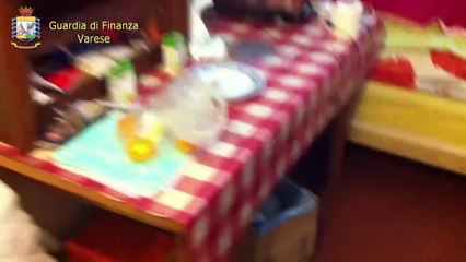 Gorla Minore (VA) - Laboratorio cinese con clandestini, lavoratori in nero e latitanti (31.03.12)