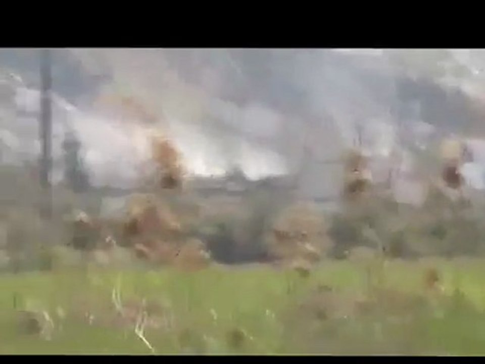 فري برس ريف حماه المحتل حرق البيوت في عين الطاقة المجاورة لقلعة المضيق   جمعة خذلنا المسلمون والعرب   30 3 2012