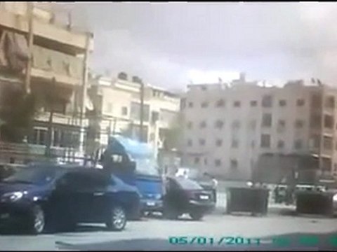 فري برس حلب أحد الحواجز الأمنية للعصابة الأسدية 30 3 2012