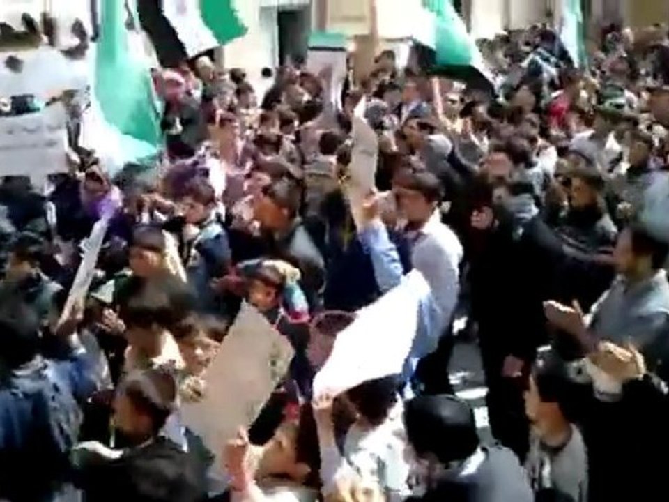 فري برس حلب  الباب الجامع الكبير خذلنا العرب والمسلمون 30 3 2012