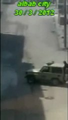 فري برس حلب الباب إشتباكات بين الامن والثوار 30 3 2012