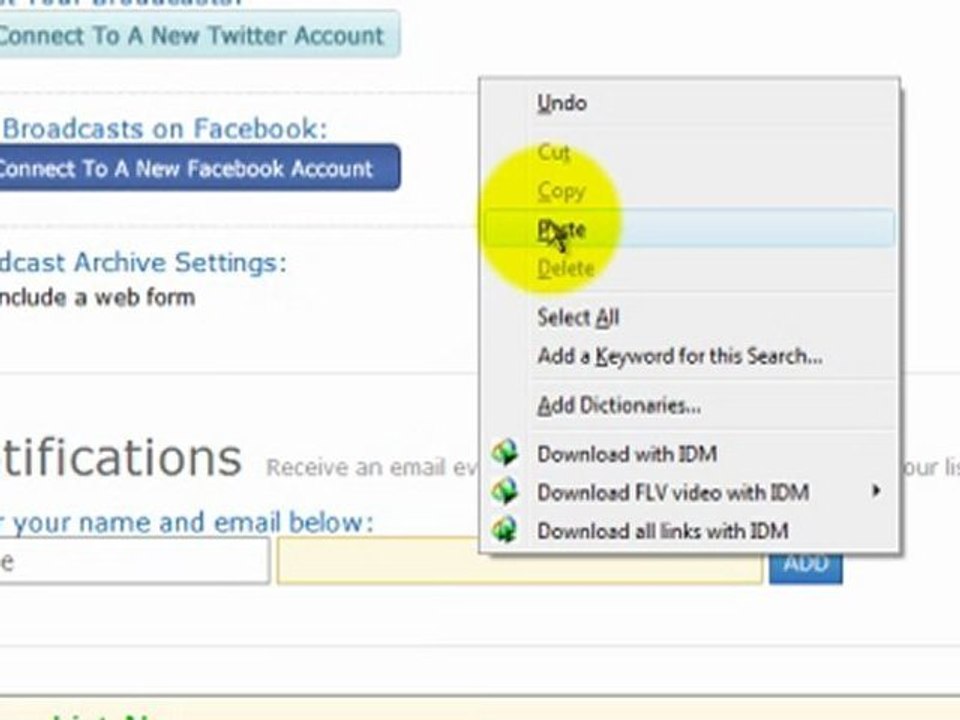 Create List in aWeber