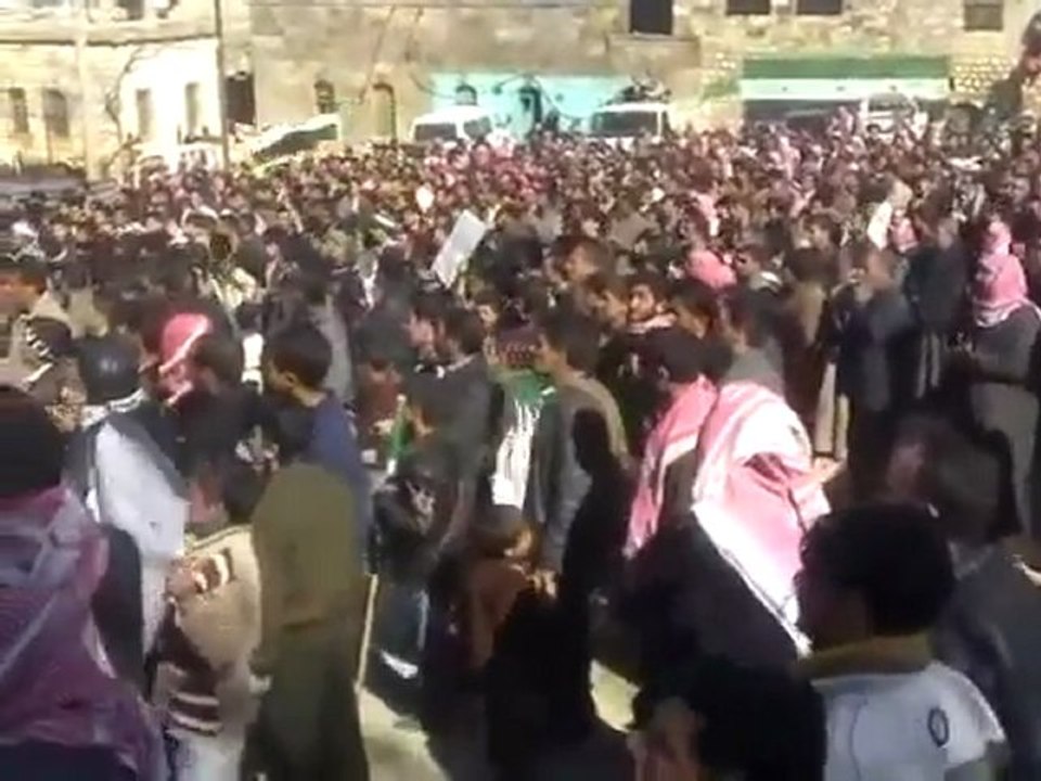 فري برس ادلب جبل الزاوية سرجة جمعة خذلنا العرب 30 3 2012