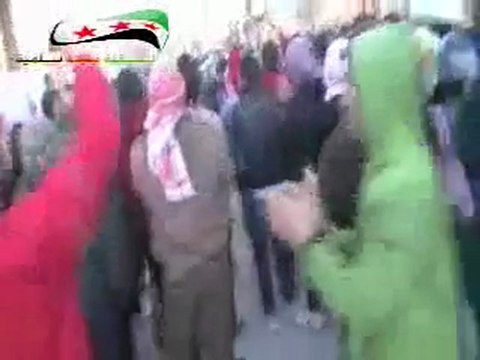 فري برس حماه المحتلة مدينة سلمية مظاهرة من جانب المركز الصحي 30 3 2012 ج3