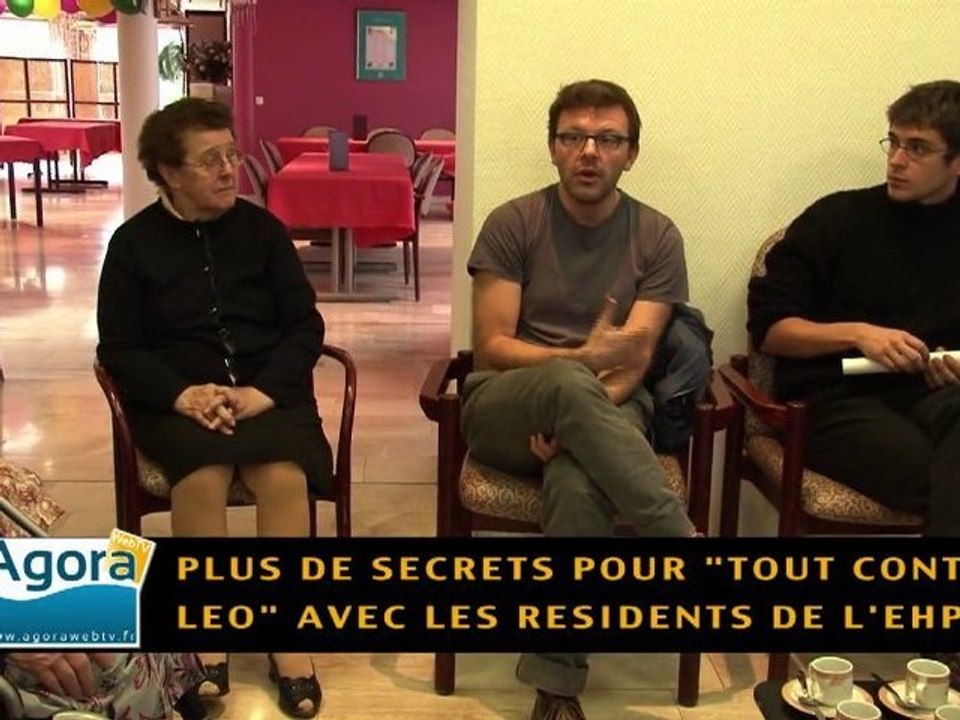 PLUS DE SECRETS POUR "TOUT CONTRE LEO" AVEC LES RESIDENTS DE L'EHPAD