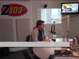Liam Hemsworth - Z103 'The Last Song' Radio Interview 22/03/2010