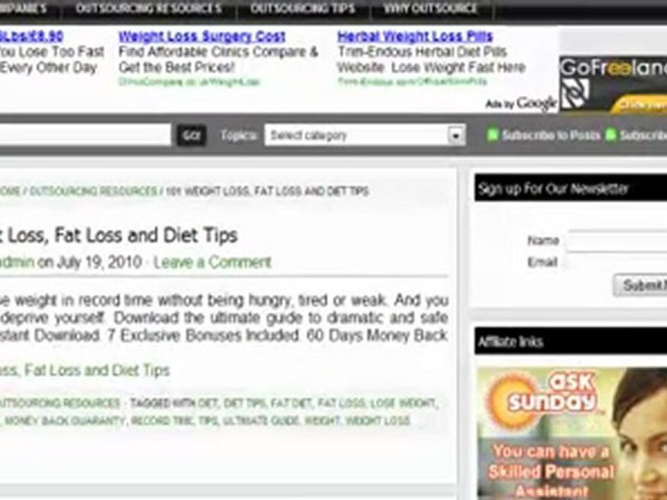 Blog Comments using Google Alerts