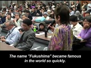 No more Nuclear Power 100 Women from Fukushima. A sit-in Action in Tokyo - copy