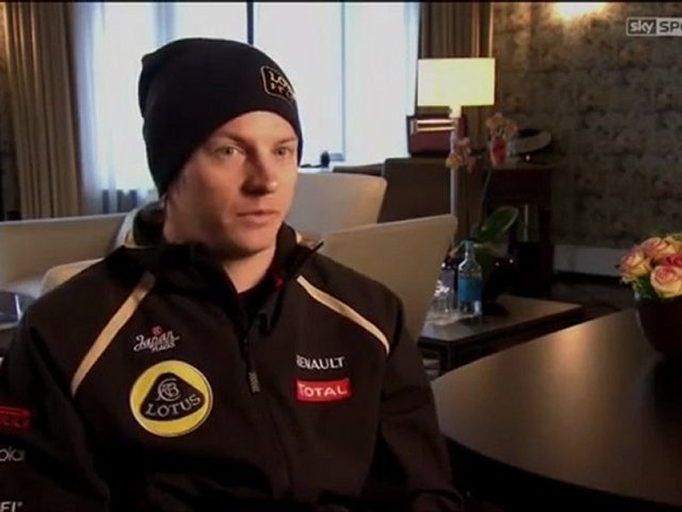 Kimi Räikkönen at The F1 Show - Lotus