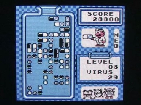 Classic Game Room - DR. MARIO Nintendo Game Boy review