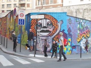 Da Cruz, fresque du canal de l'Ourcq