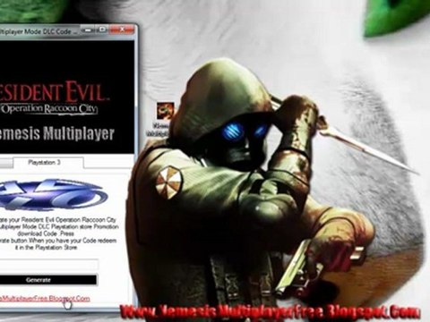 Resident Evil Operation Raccoon City Nemesis Multiplayer Mode DLC Codes Free Giveaway
