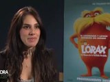 Sandra Echeverria En Exclusiva detras del Doblaje de  El Lorax