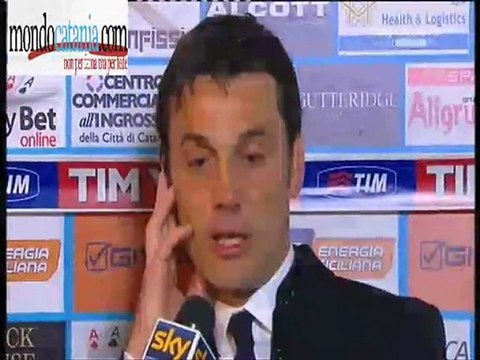 Montella post Catania-Milan 1-1 ***31 marzo 2012***
