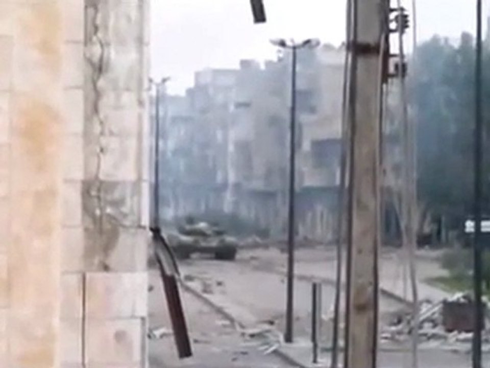 very Important Homs Bab Sebaa 26 3 2012 Assad Tanks Are Shelling Civilians Randomly 2