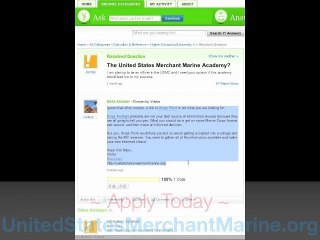 The United States Merchant Marine Academy?