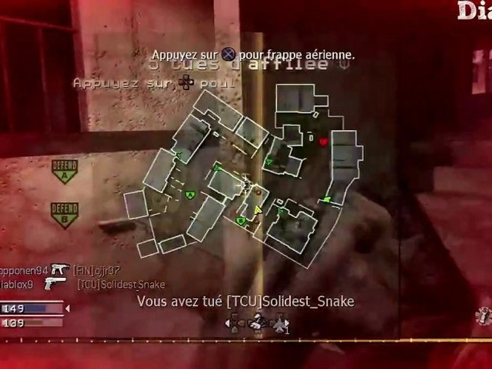 COD4 : Vidéo commentée Domination Feux-Croisés 54-16 [HD] Partie 2