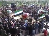 فري برس ادلب خان شيخون تشييع شهداء مجزرة خان شيخون 31 3 2012