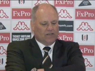 Fulham - Jol: "Squadra molto equilibrata"