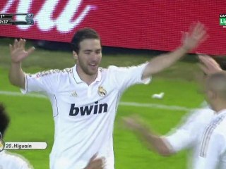 Gol de Higuaín Real Madrid 3-Osasuna 0