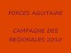 Régionales 2010 - Forces Aquitaine