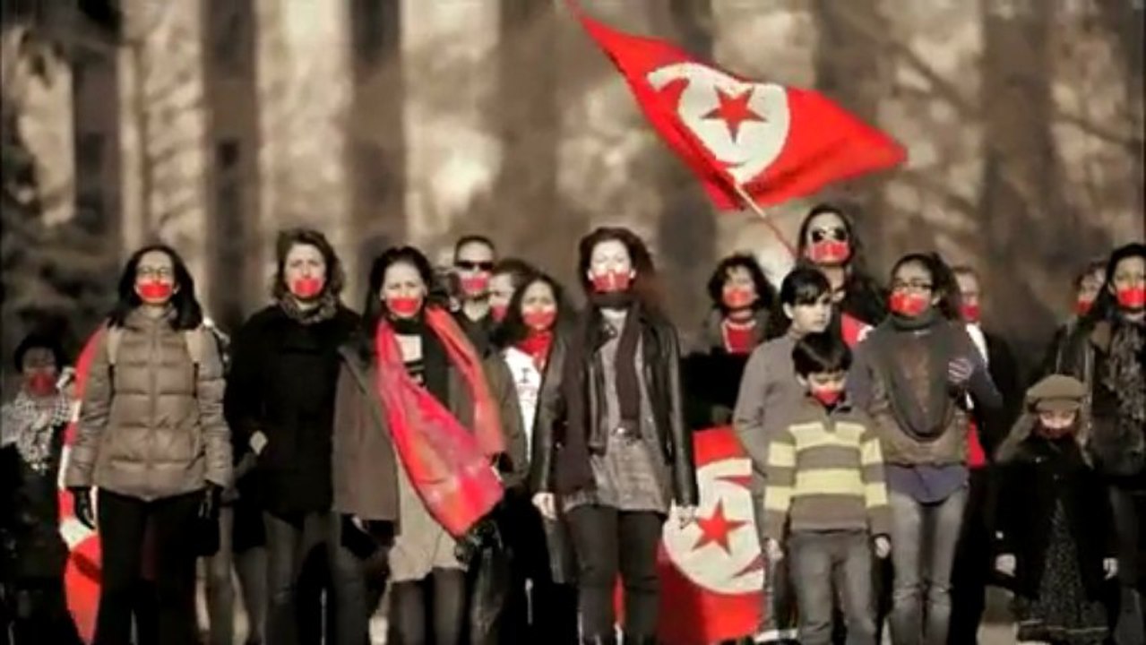 Il n'y a pas "deux" Tunisie (flash mob)