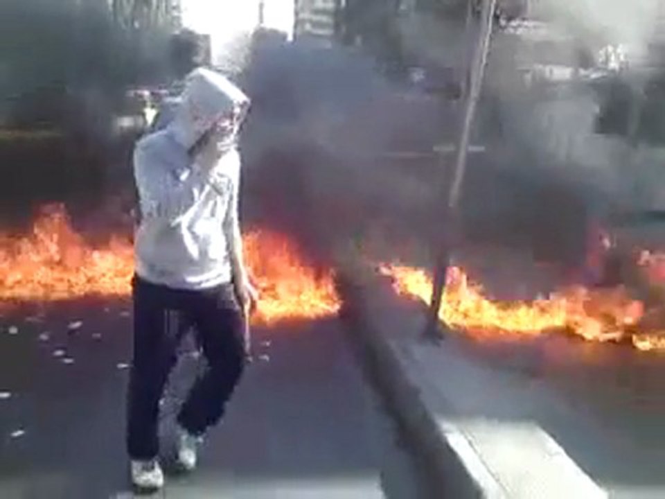 فري برس دمشق قطع طريق كورنيش الميدان الدمشقي 31 3 2012