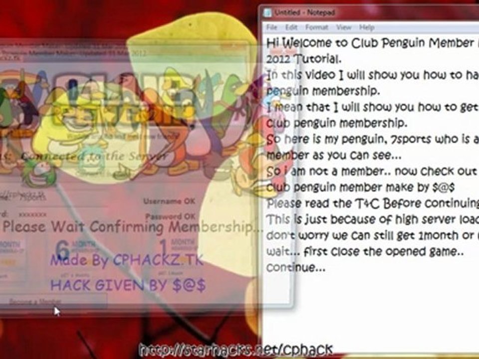 Free Club Penguin Membership Hack 2012 With Proof