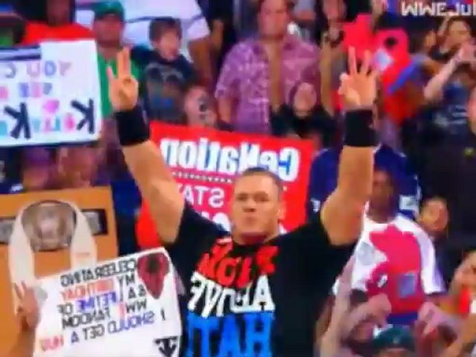 WWE WrestleMania 28 Fights John Cena Vs The Rock & Undertaker vs Triple H