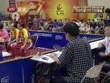 卓球動画女子張怡寧　ＶＳ　彭陸洋　２００９　中国スーパーリーグ