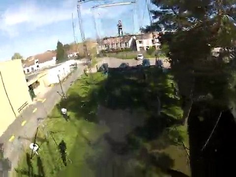 par-dessus au filet caméra embarquée