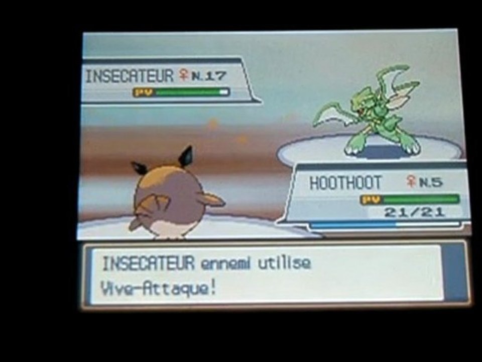 Combat contre le champion Hector - Pokemon version or Heartgold