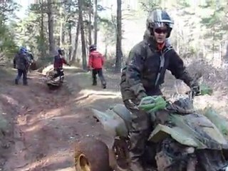 Les quadeurs et la grenouille à Line.