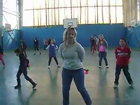 Répétition groupe dansant Bricolodingo carnaval Cholet 2012 - 2