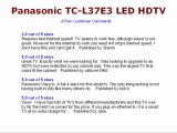 Panasonic TC-L37E3 LED HDTV - Review of “Panasonic TC-L37E3 LED HDTV”