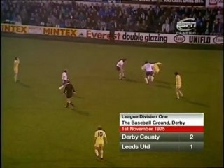 Derby v Leeds 1st November 1975 (Baseball Ground) 25 mins highlights