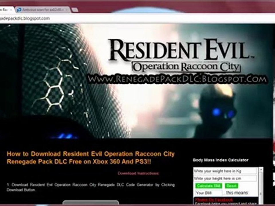 How to Get Resident Evil Operation Raccoon City Renegade Pack DLC Free