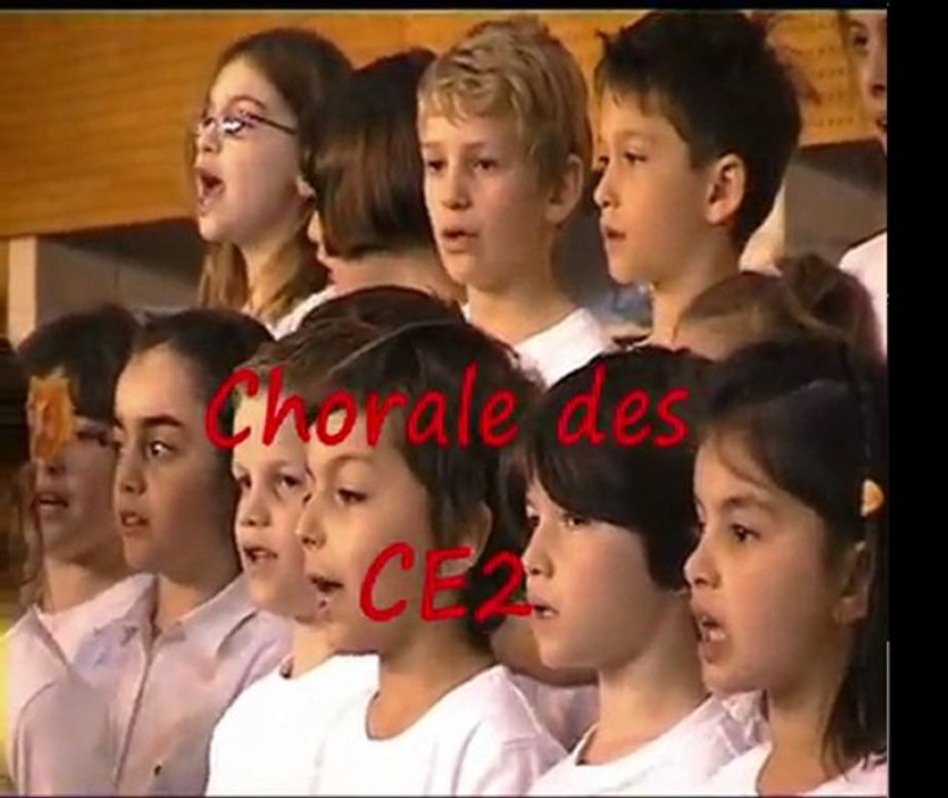 Rencontres chantantes 2012 - CP & CE2