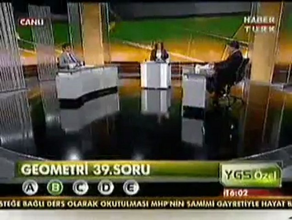 YGS 2012 geometri soru ve çözümleri 2