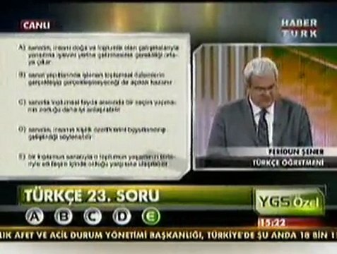 YGS TÜRKÇE SORU ÇÖZÜMLERİ 5