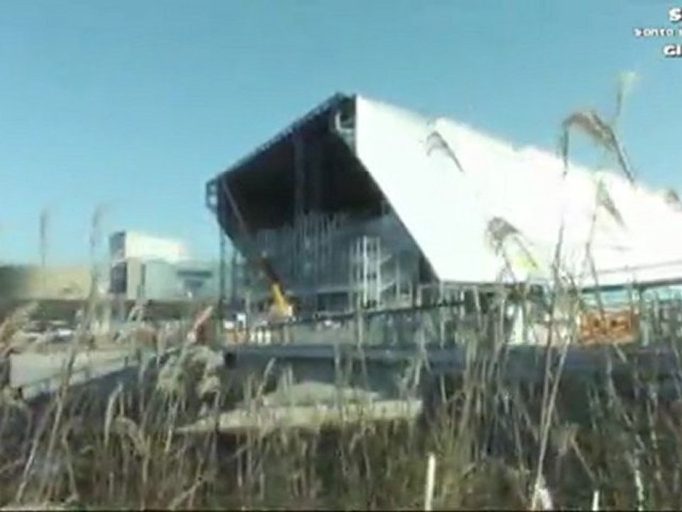 London 2012 Olympics Water Polo Arena Time-Lapse
