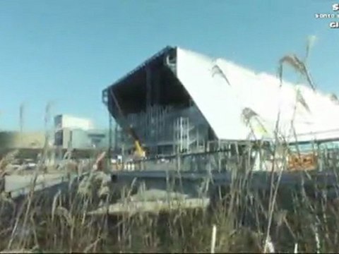 London 2012 Olympics Water Polo Arena Time-Lapse