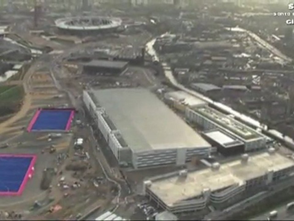 London 2012 Olympics Media Centre Ariel Views