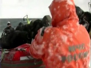 Fishermen saved in Russian Far East.