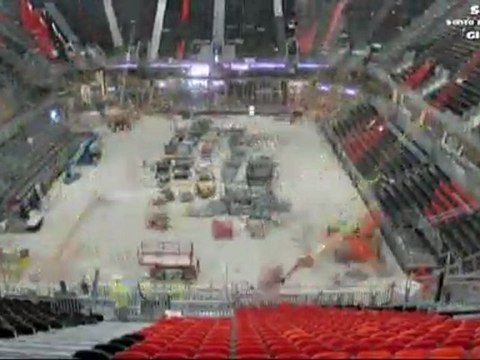 London 2012 Olympics Basketball Arena Time Lapse Video