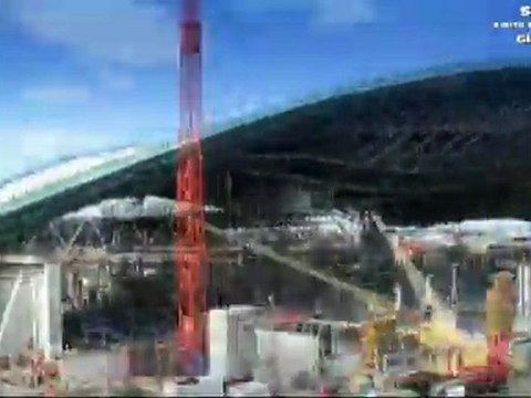 London 2012 Olympics Aquatics Centre Time-Lapse Video