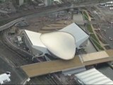 London 2012 Olympics Aquatics Centre Ariel Views