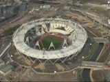 London 2012 Olympics Olympic Stadium Ariel Views