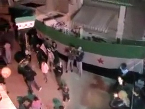 فري برس دمشق مسائية الآحرار في دمشق حي برزة 1 4 2012