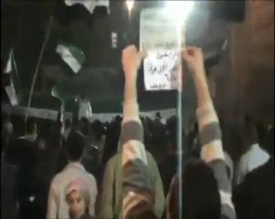 Скачать видео: فري برس حماة المحتلة حي طريق حلب  مظاهرة مسائية 01 04 2012